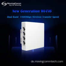 1800 Mbit / s Dualband WiFi6 Router Gigabit-Wall-Wireless AP
